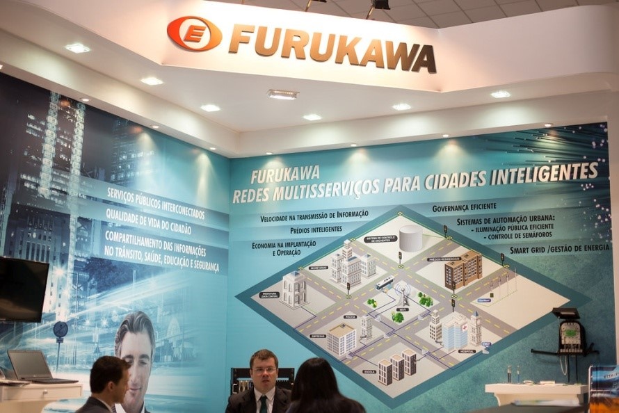 Furukawa Industrial S.A.Produtos Eletricos社のブース
