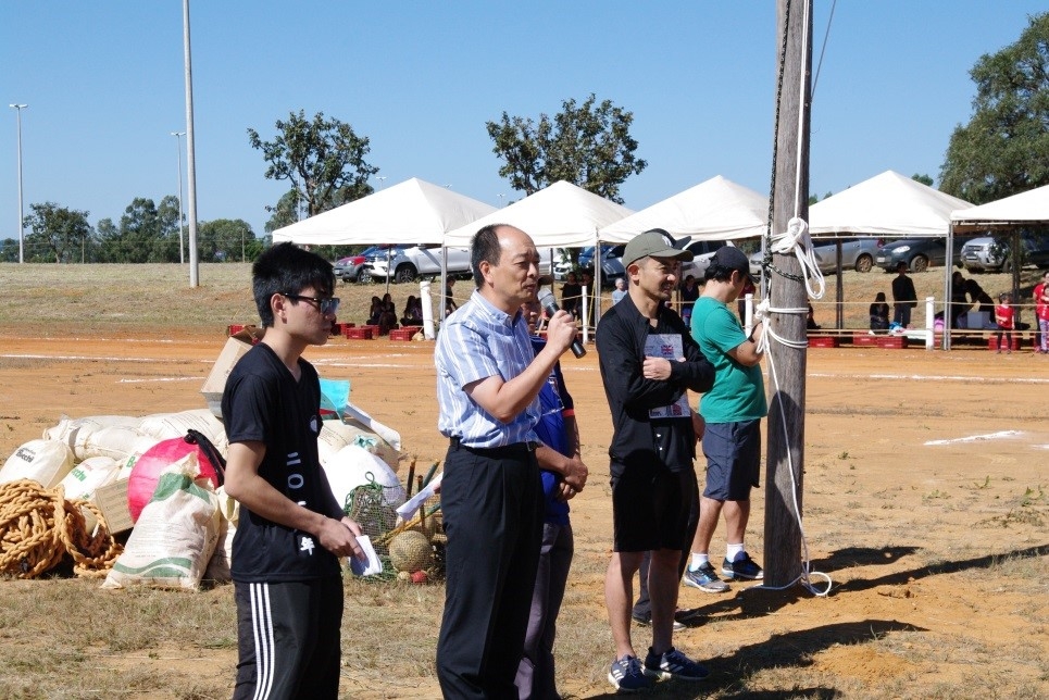 1. Saudação na cerimônia de abertura do Ministro Yamanaka