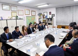 若手日系ブラジル人との懇談