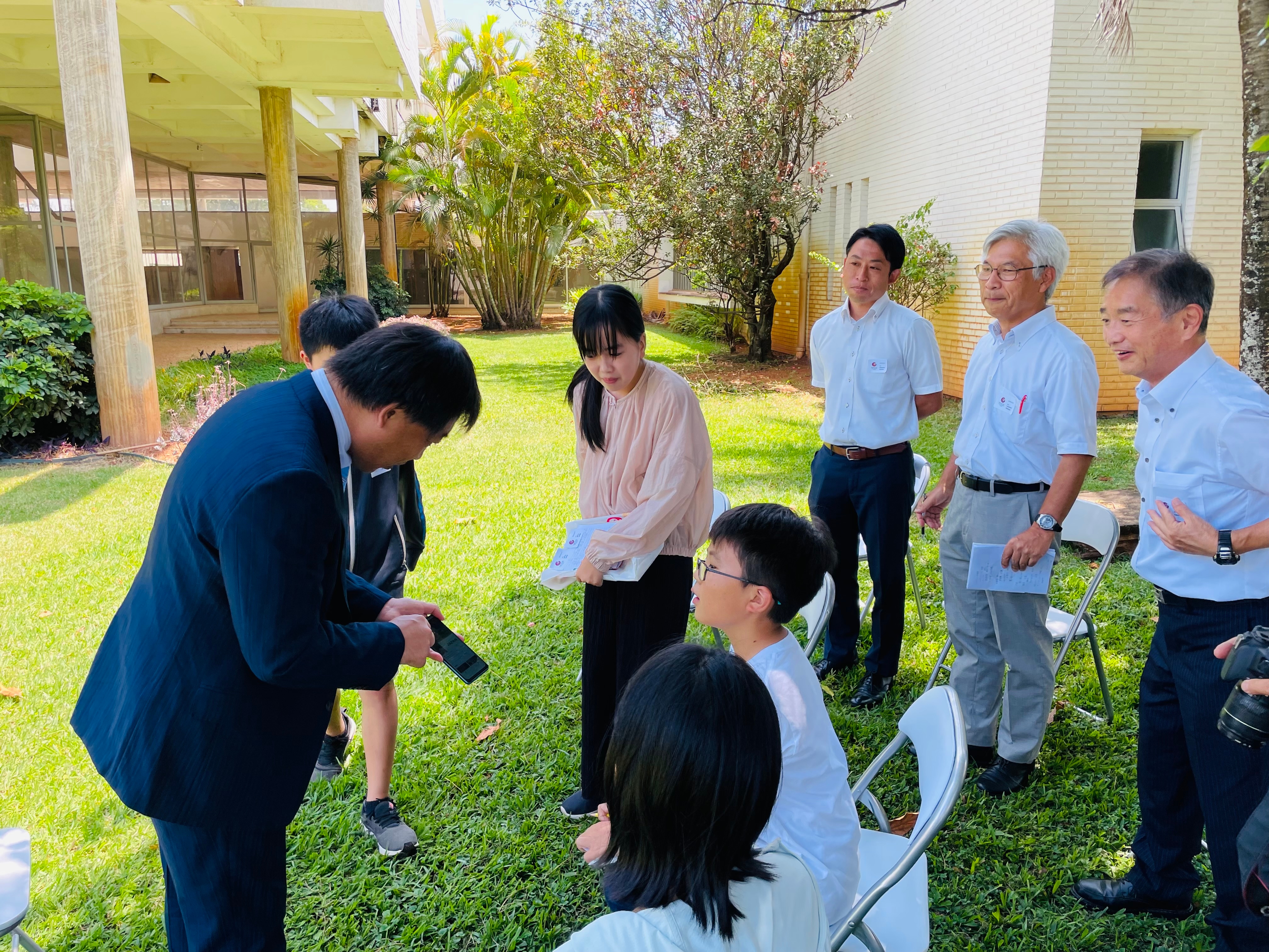 髙野公使からの業務説明