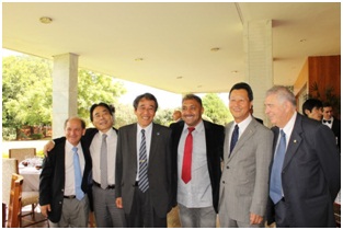 Recepção ao Grupo Parlamentar Brasil-Japão e à Frente Parlamentar Brasil-Japão na residência do Embaixador do Japão no Brasil 
