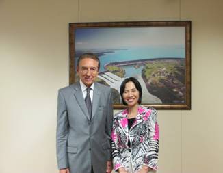 松島経済産業副大臣の訪伯